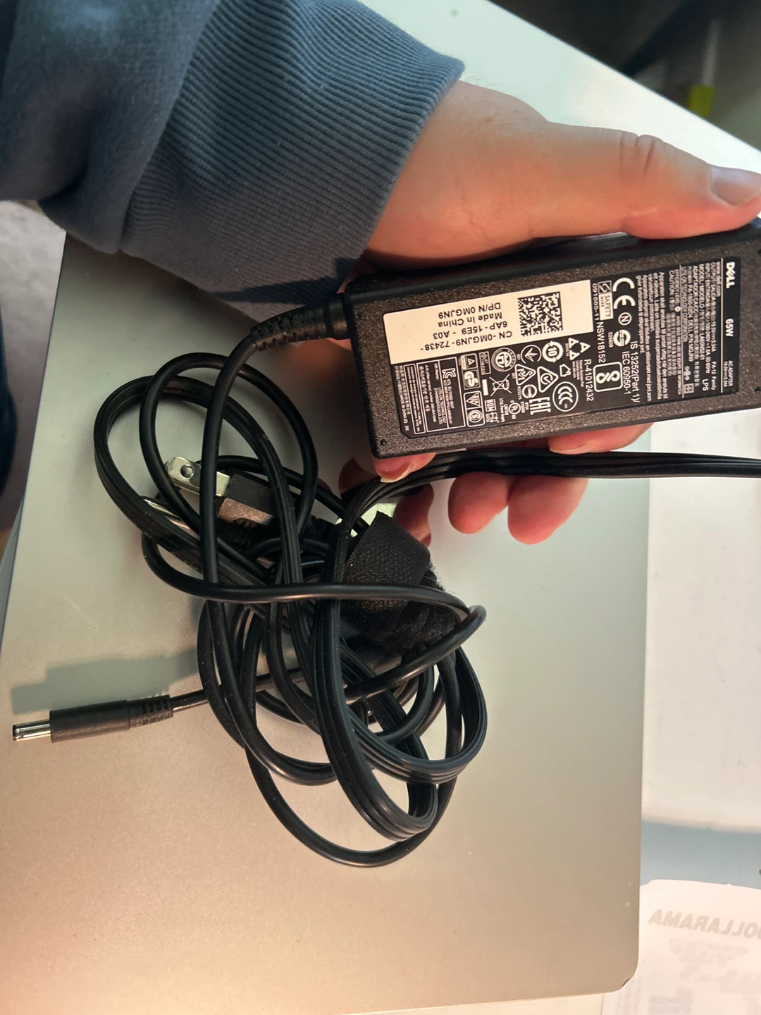 Dell laptop charger thinner barrel