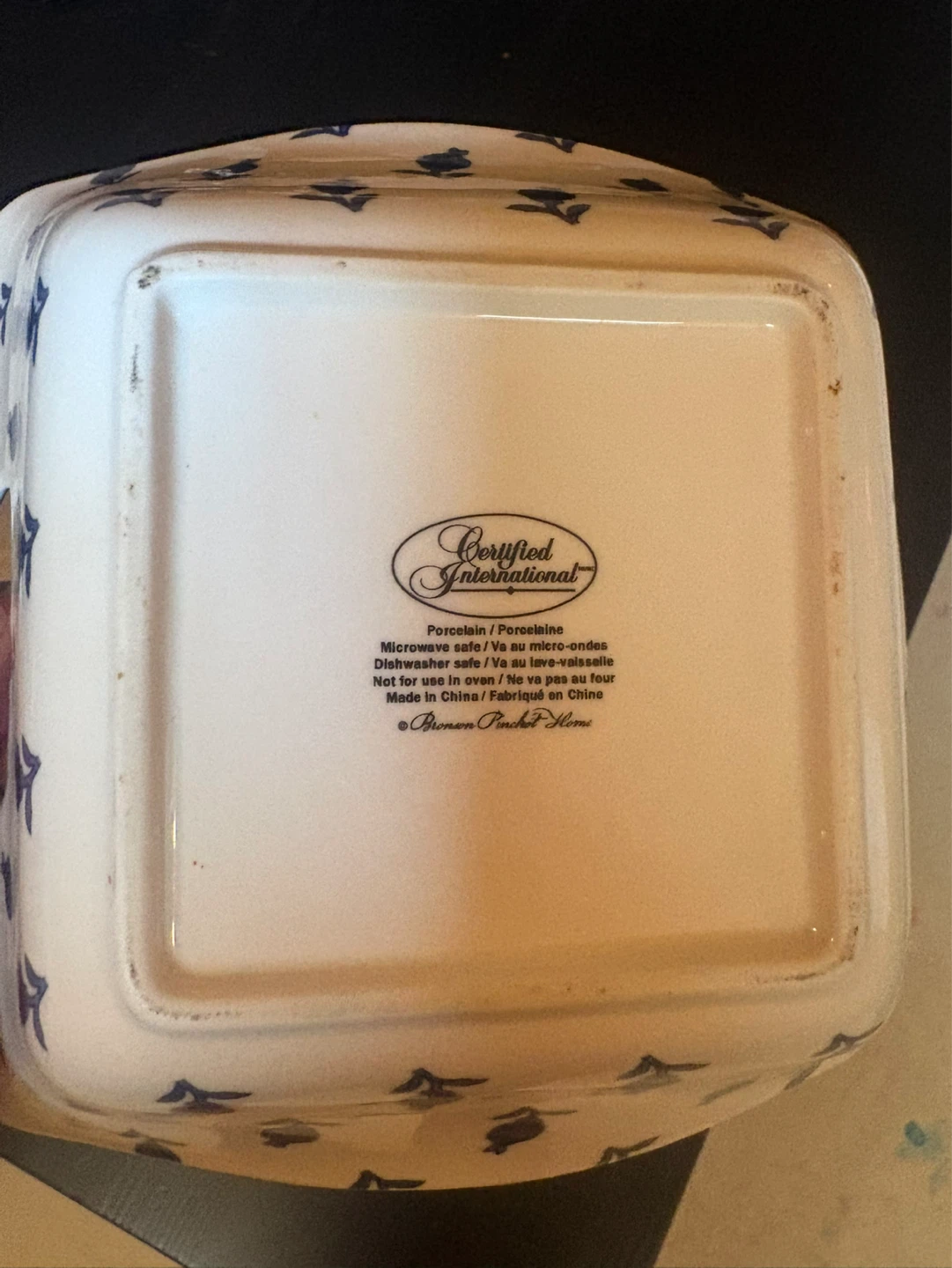 Certified International Square Serving Dish with Handles - photo 3