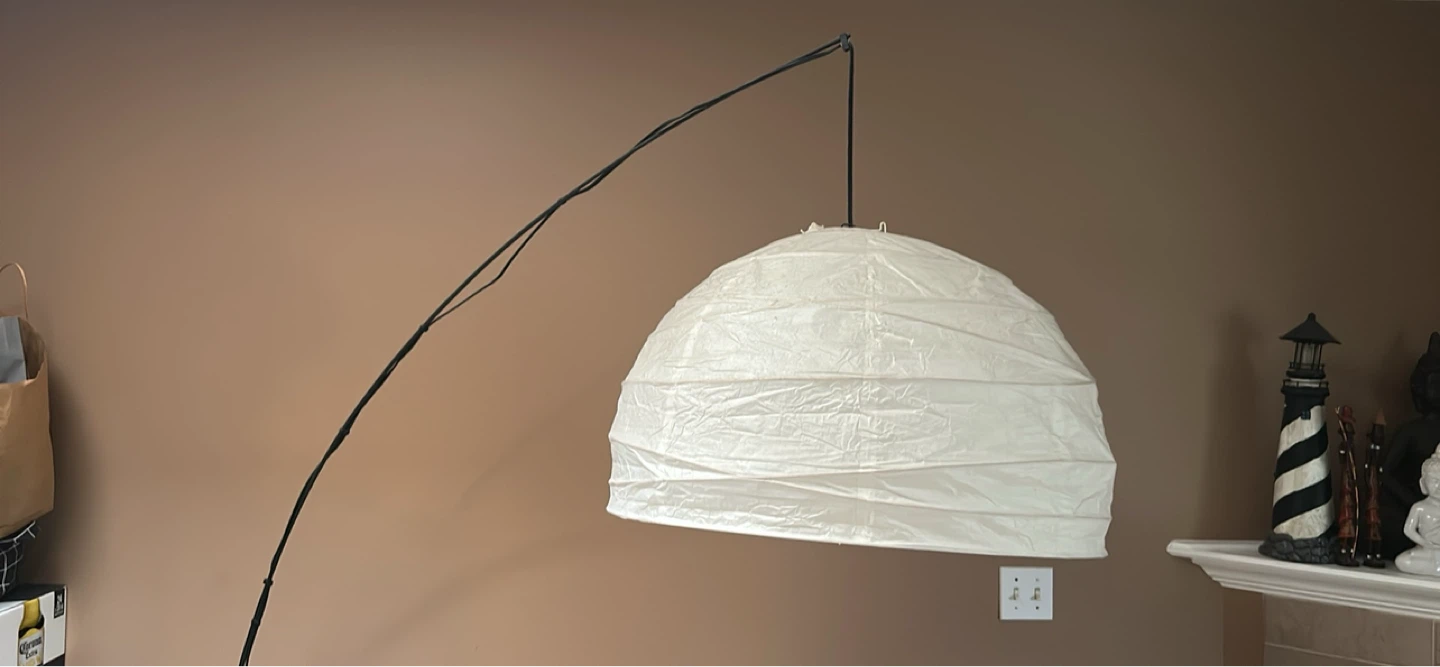 White Paper Lantern Floor Lamp