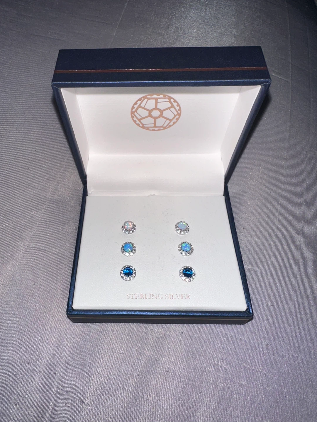Sterling Silver Earrings Set