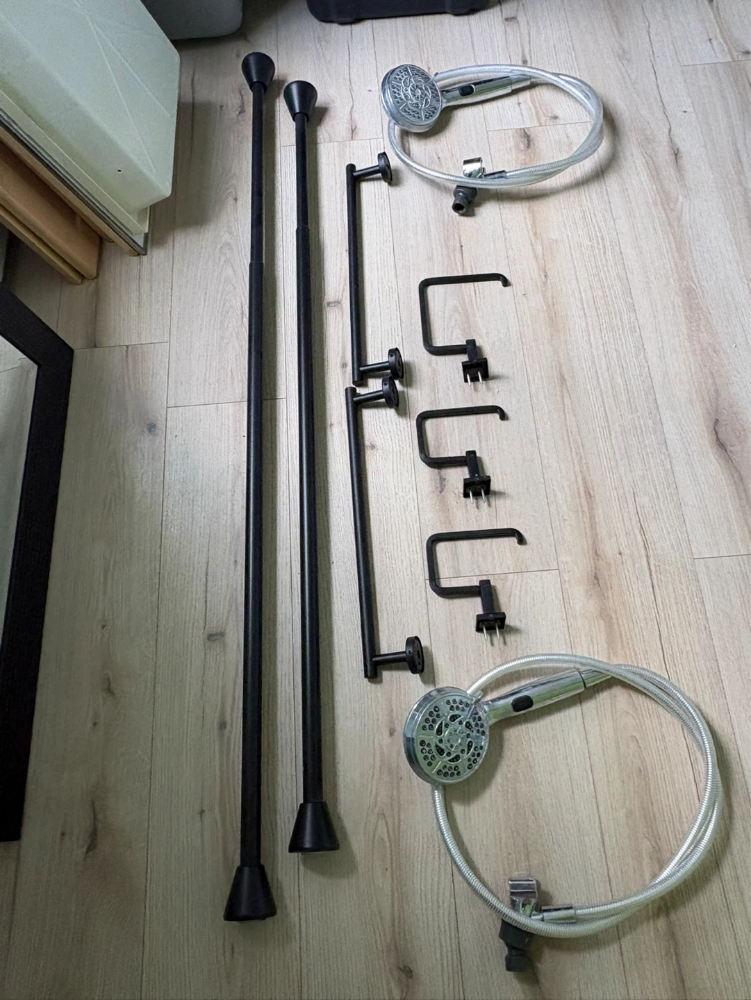 Bathroom Accessories….includes 2 adjustable shower heads!!