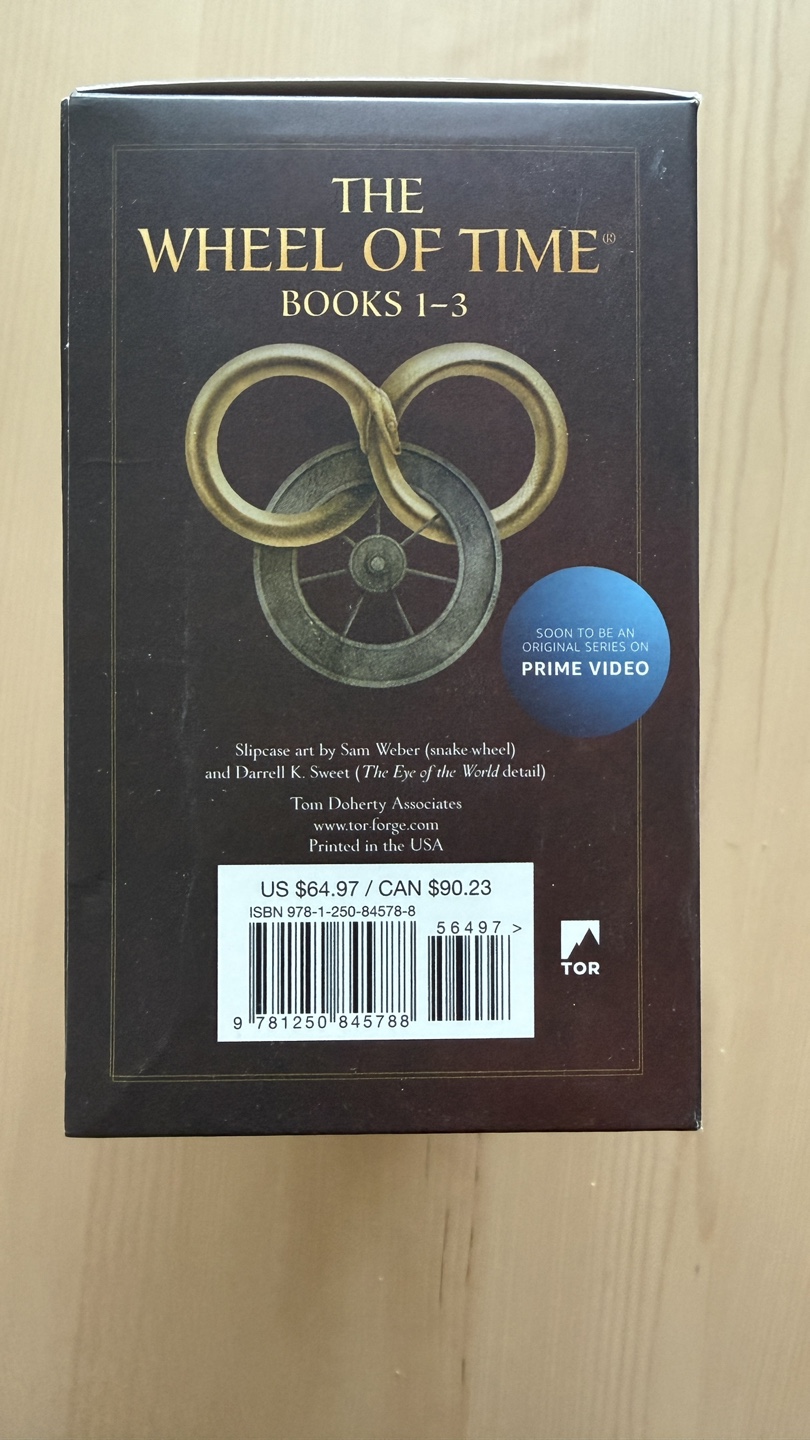 Robert Jordan The Wheel of Time Books 1-3 Slipcase Set - photo 3