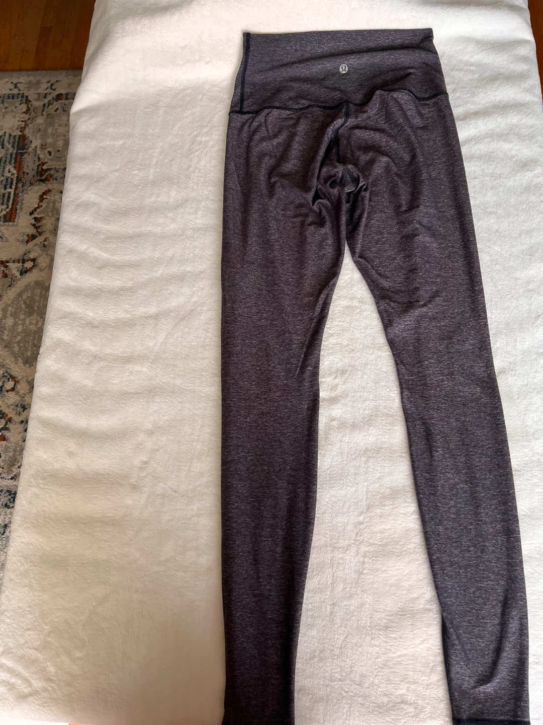 Lululemon Grey Heathered Leggings - Medium - photo 2