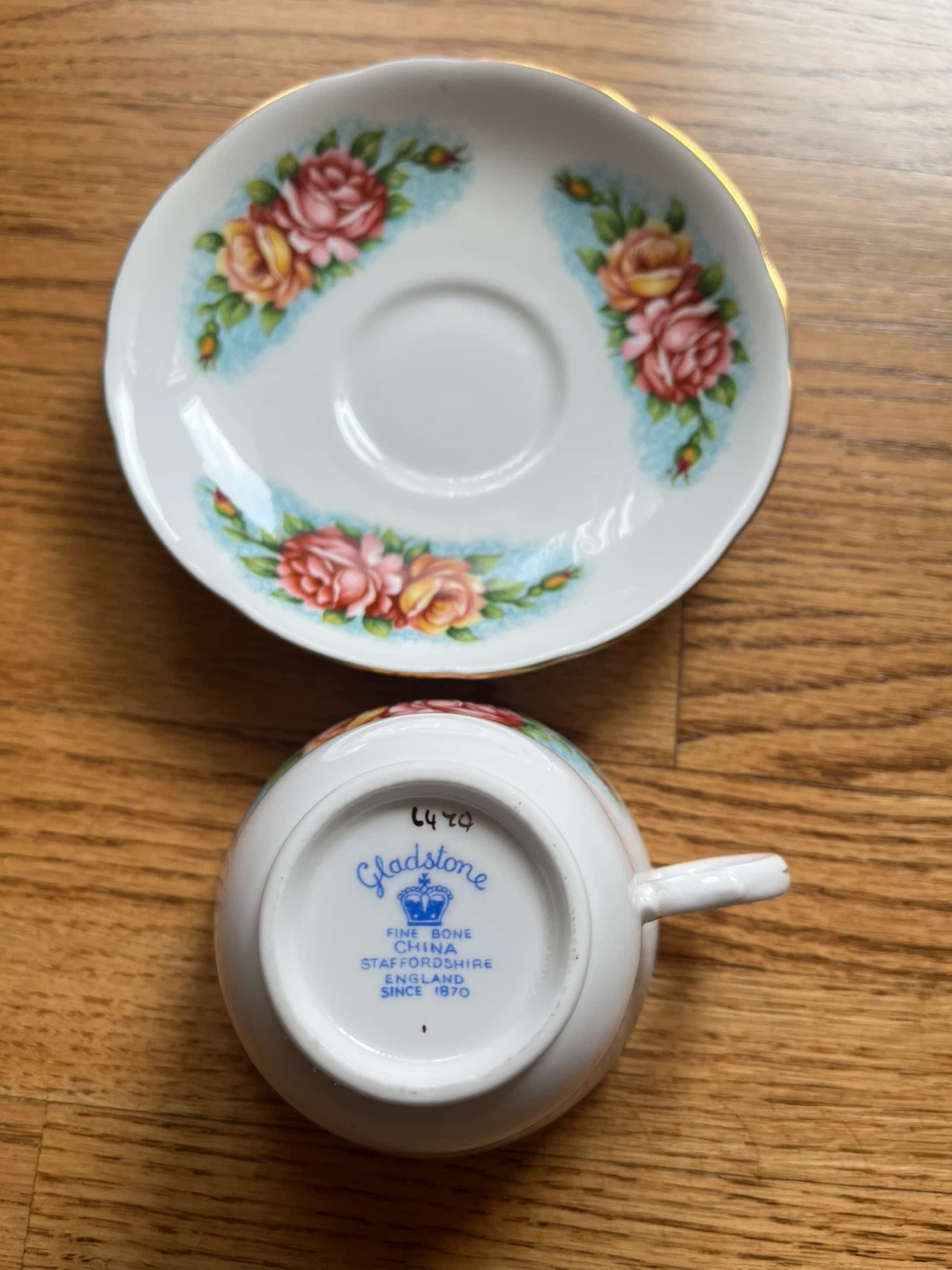Gladstone Fine Bone China Cup and Saucer Set - photo 5