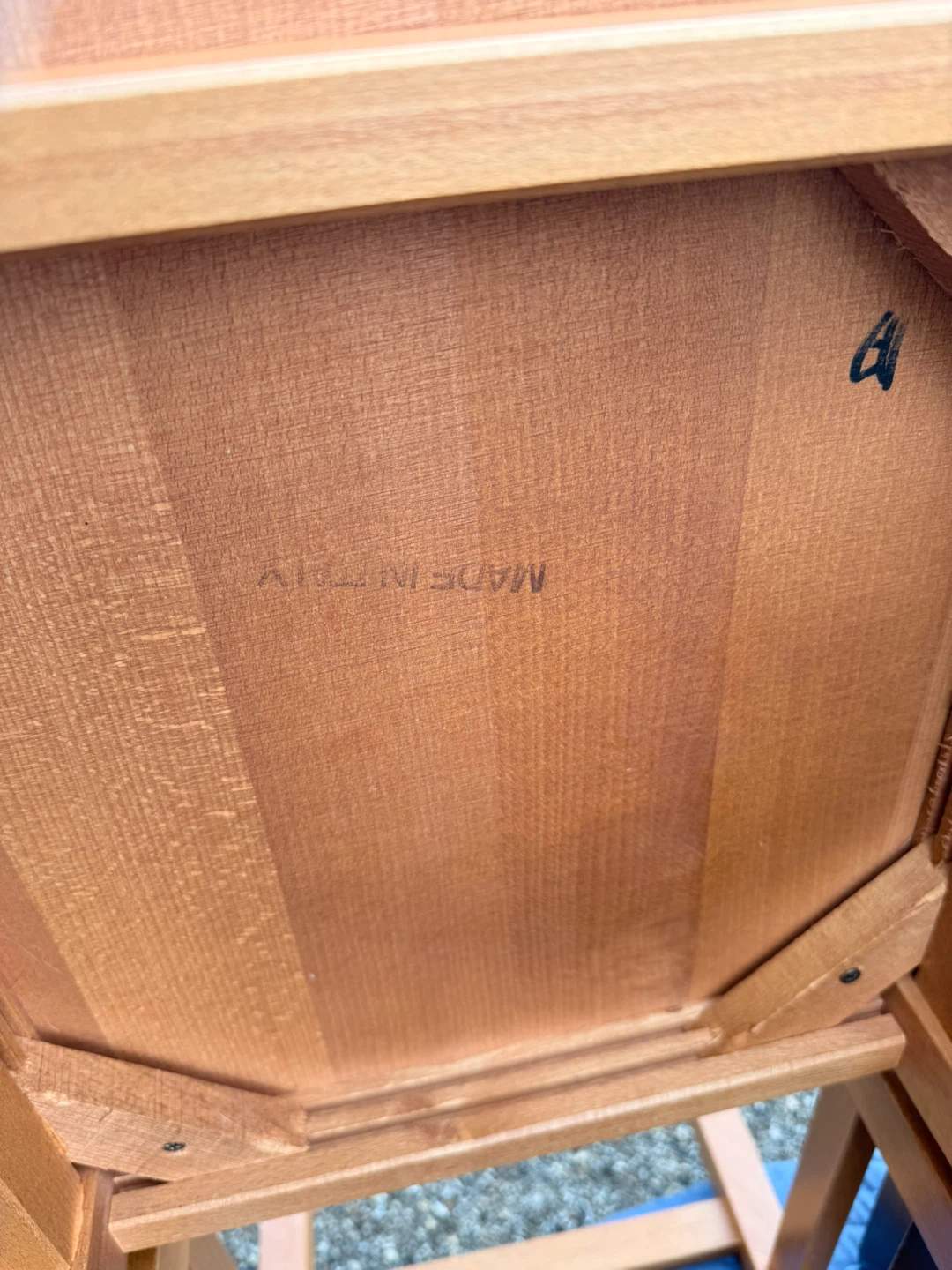 Vintage MCM Italian Beech Counter Height Stools-2 - photo 3