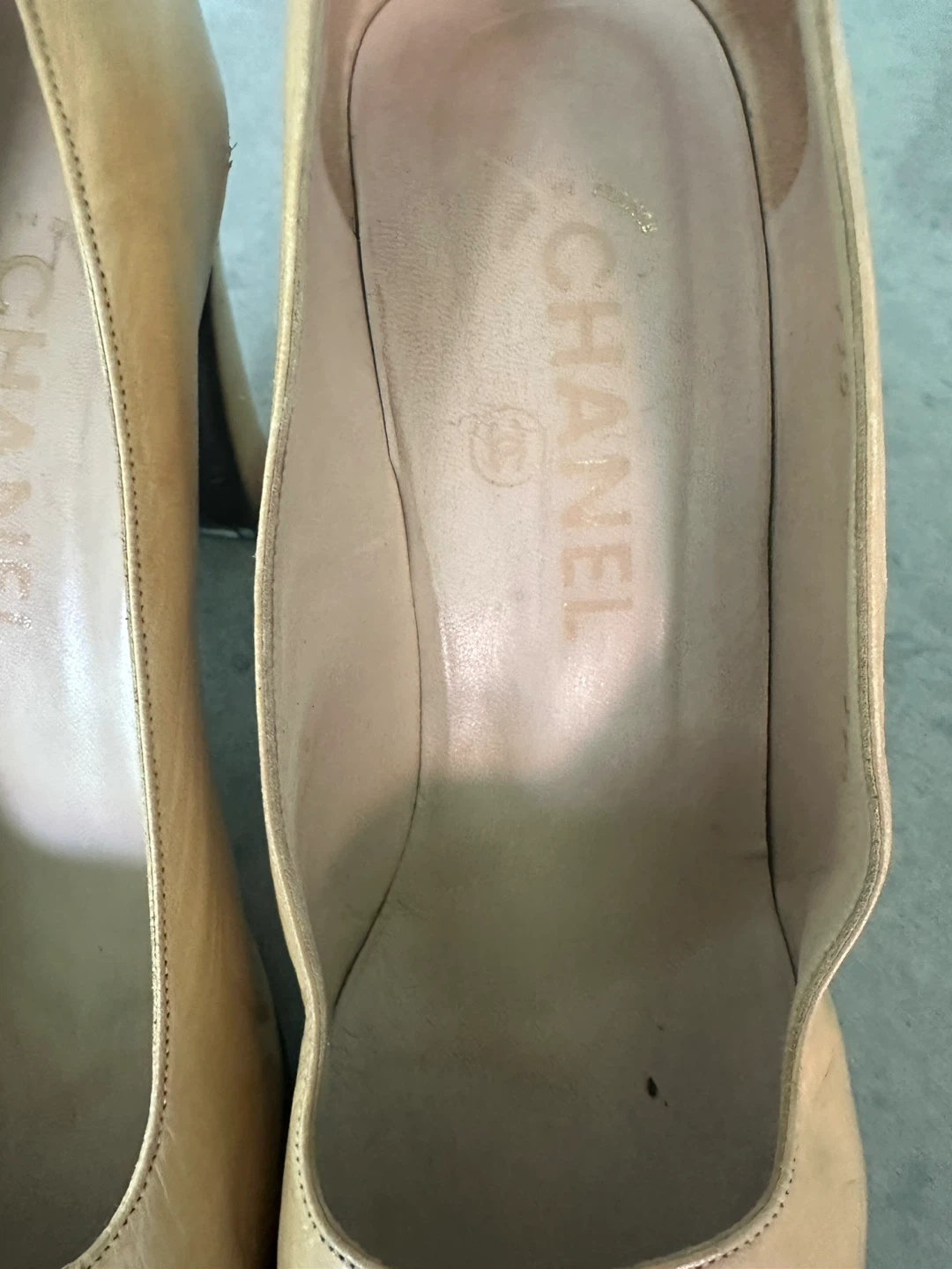 Chanel Two-Tone Cap Toe Heels - photo 3