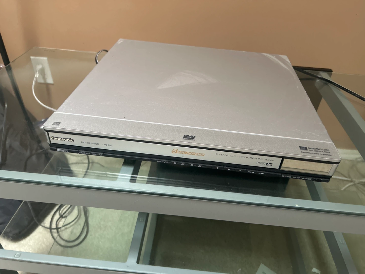 Panasonic 5-Disc DVD CD Player DVD-F85