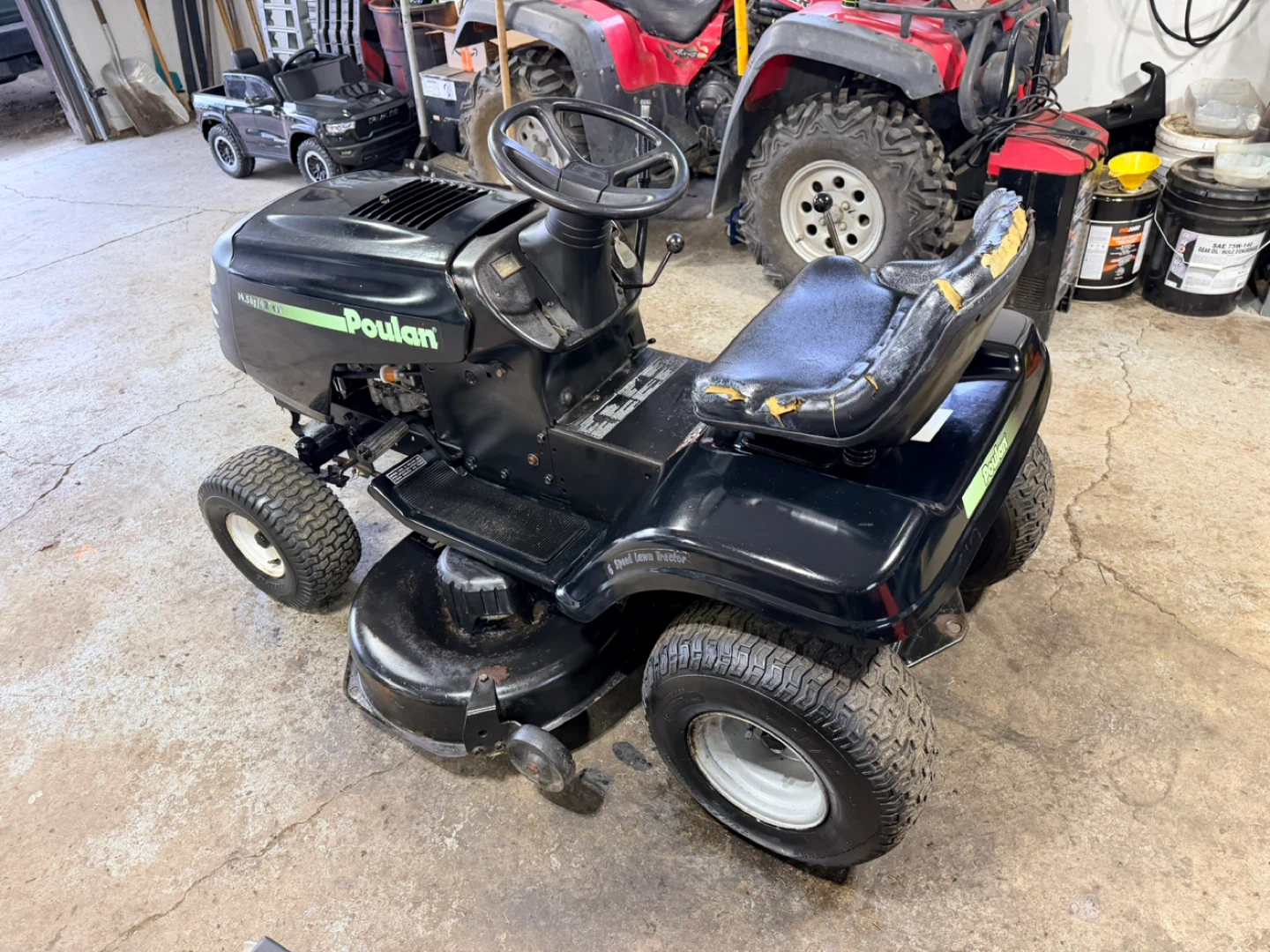 Poulan lawn tractor fully refreshed and ready for service. - photo 4