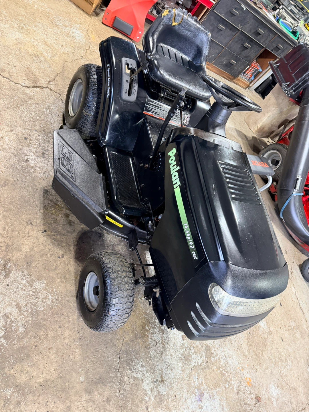 Poulan lawn tractor fully refreshed and ready for service. - photo 5