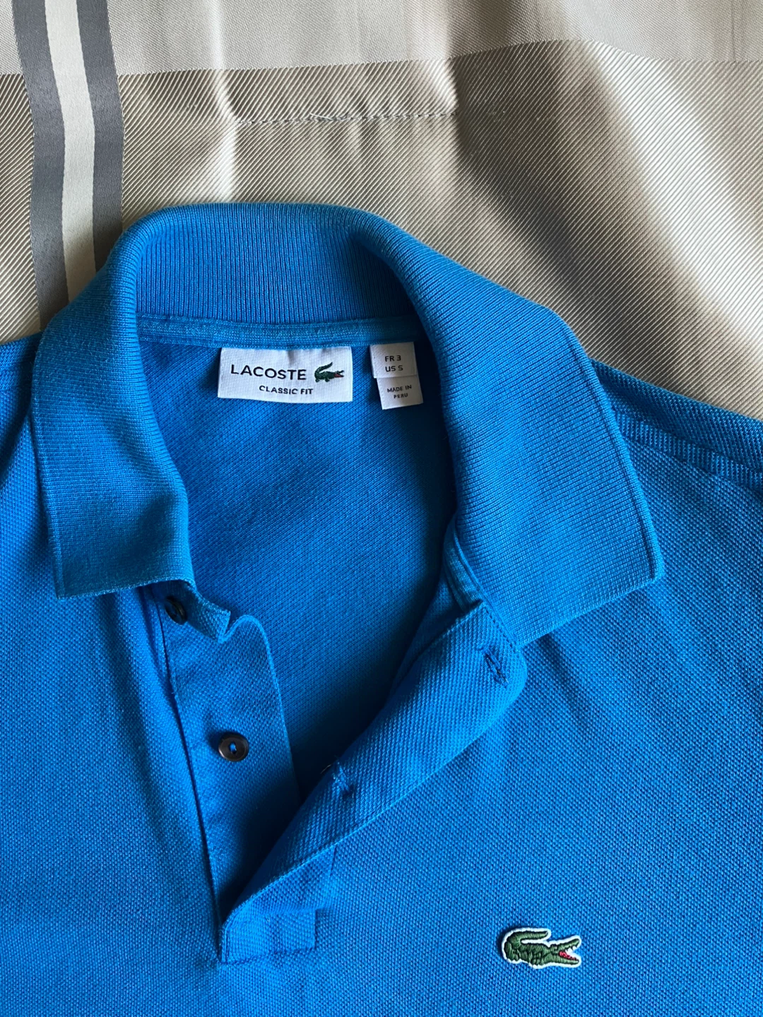 Men’s Blue Lacoste Polo Shirt - photo 4