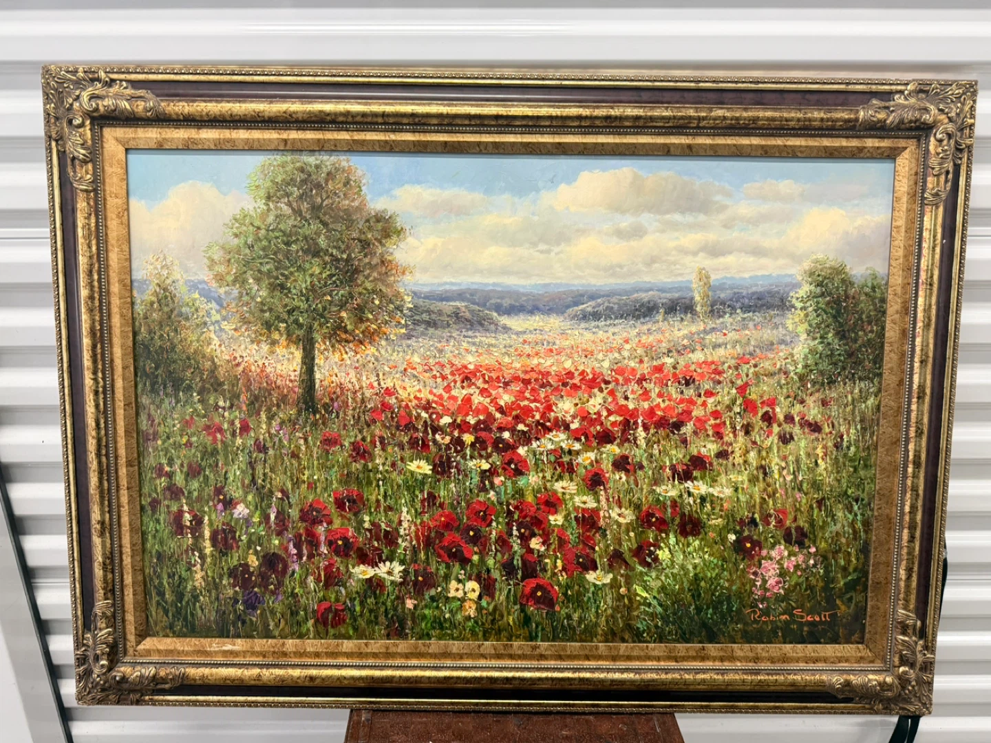 VTG Mid 20th Century Oil on Canvas Painting-Signed by Artist - photo 2