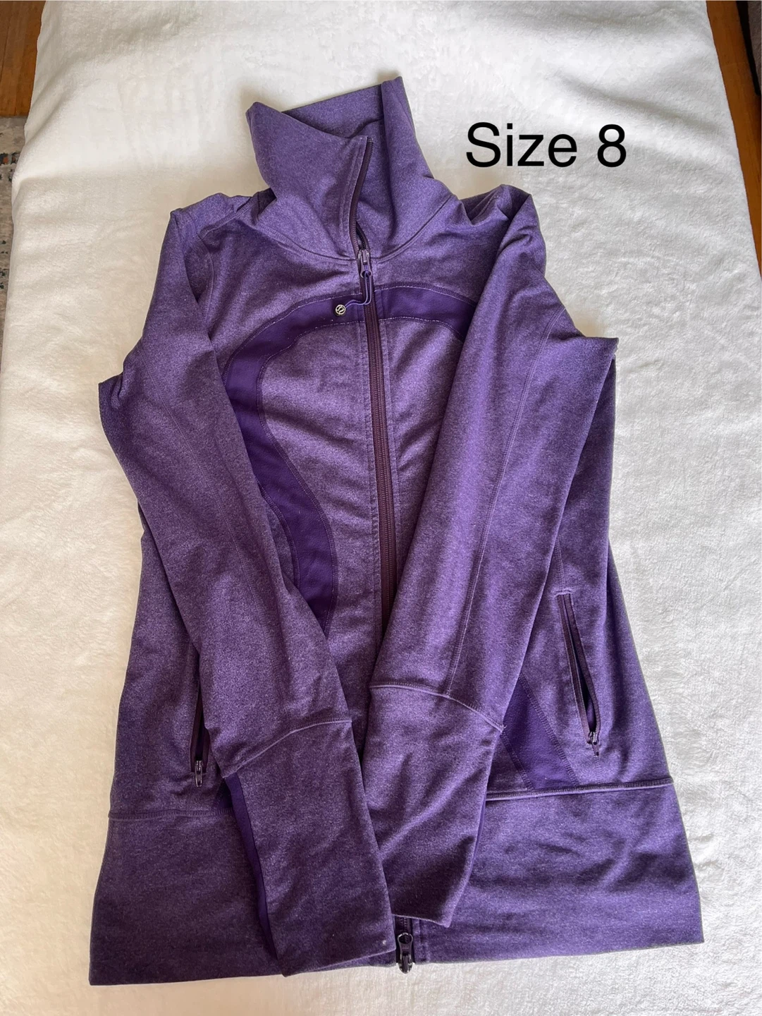 Lululemon Purple Full Zip Jacket Size 8