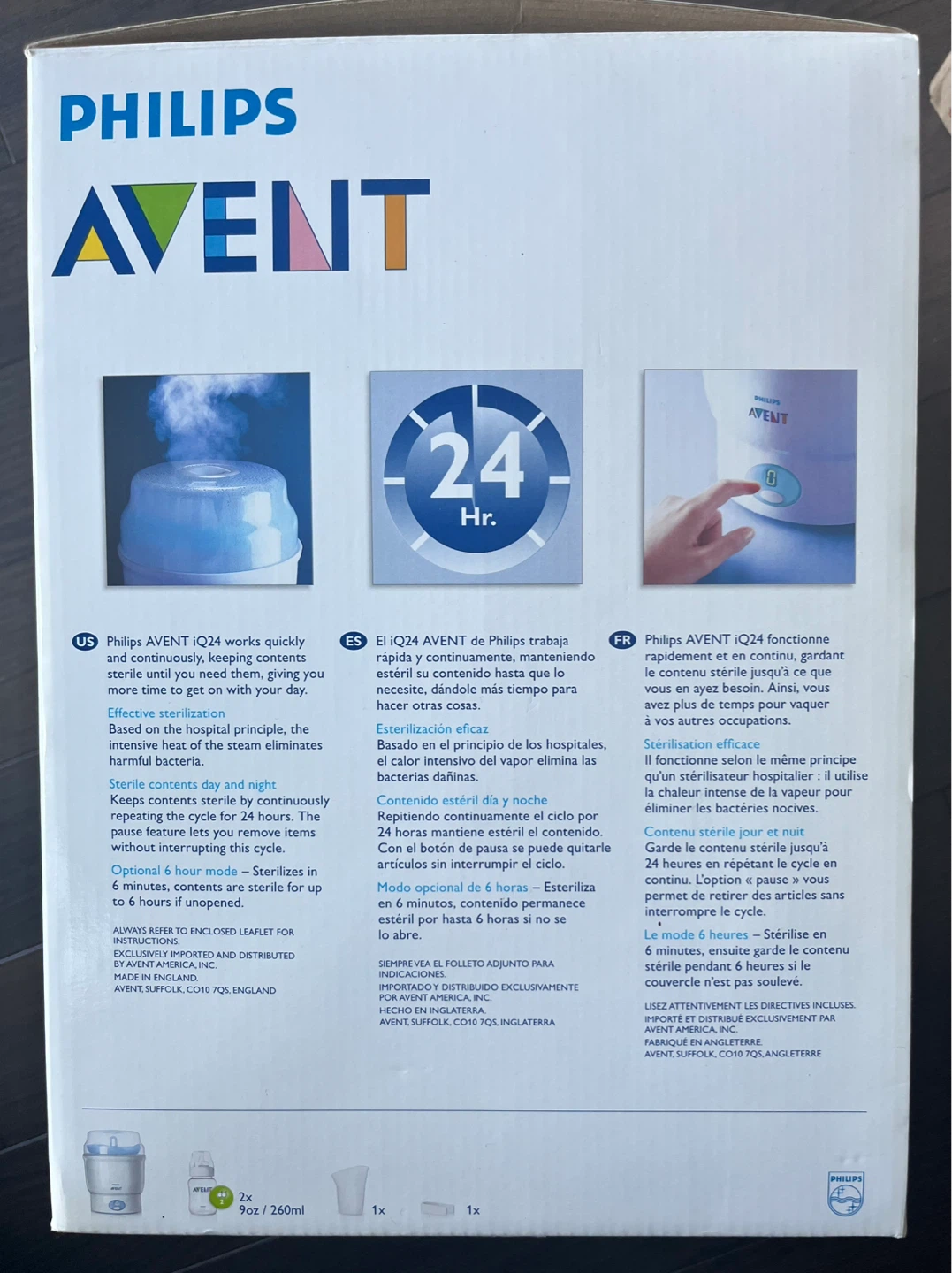 New Philips AVENT iQ24 Electronic Steam Sterilizer - photo 2