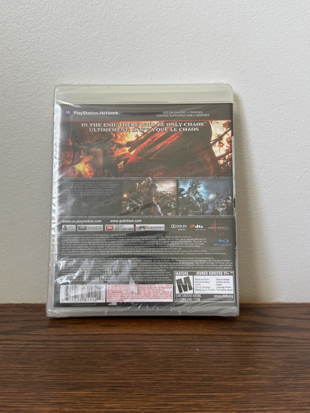 Sealed God of War 3 - PS3 - photo 2
