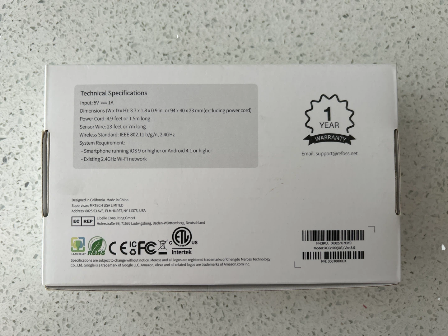 Refoss Smart Wi-Fi Garage Door Opener RSG100 - photo 2