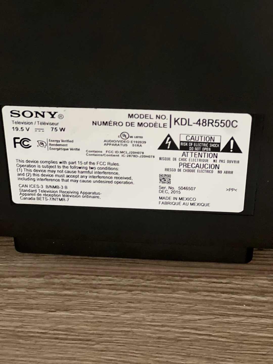 Sony TV 48 inch & Wall Mount - photo 5