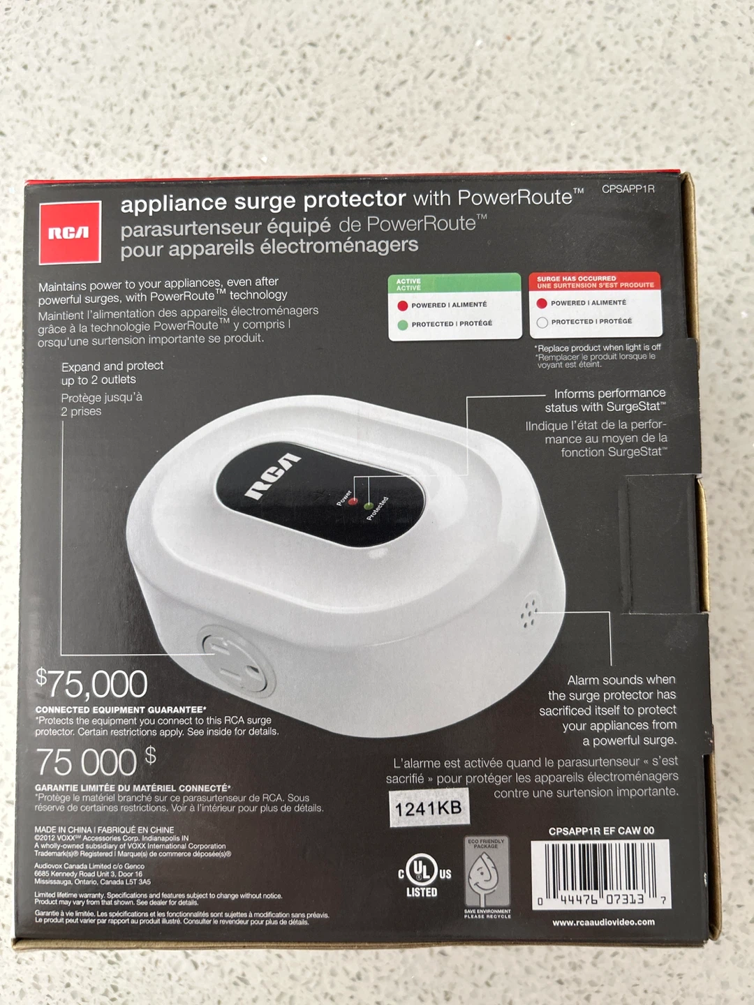 RCA Appliance Surge Protector with PowerRoute - photo 2