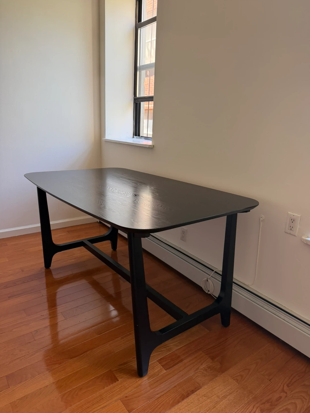 Mid century Noguchi style black table - photo 2