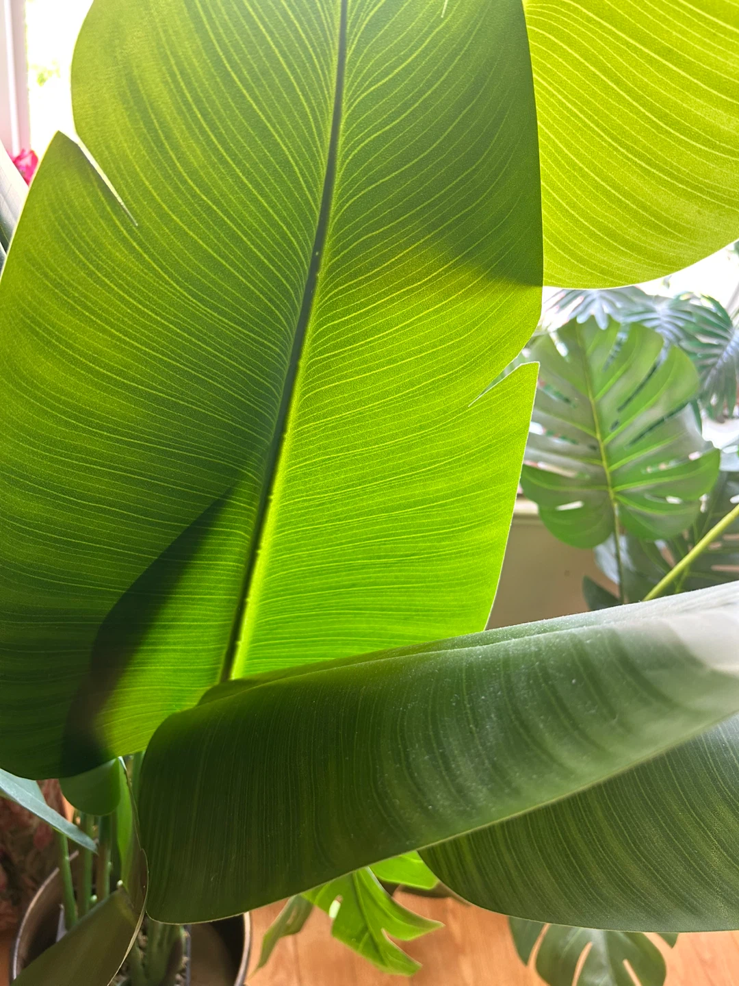 Tall Tropical Bird of Paradise-fake-artificial adjustable leaf - photo 4