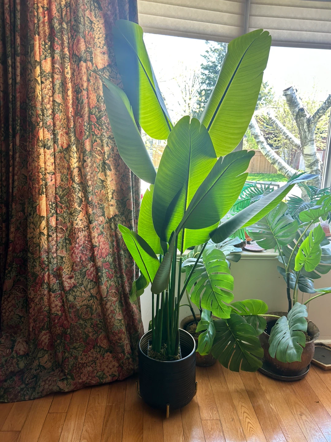 Tall Tropical Bird of Paradise-fake-artificial adjustable leaf - photo 3
