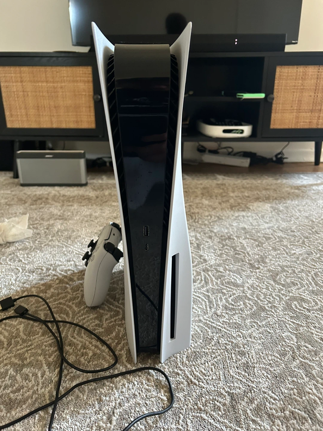 Sony PlayStation 5 Console with Controller and Cables - photo 3