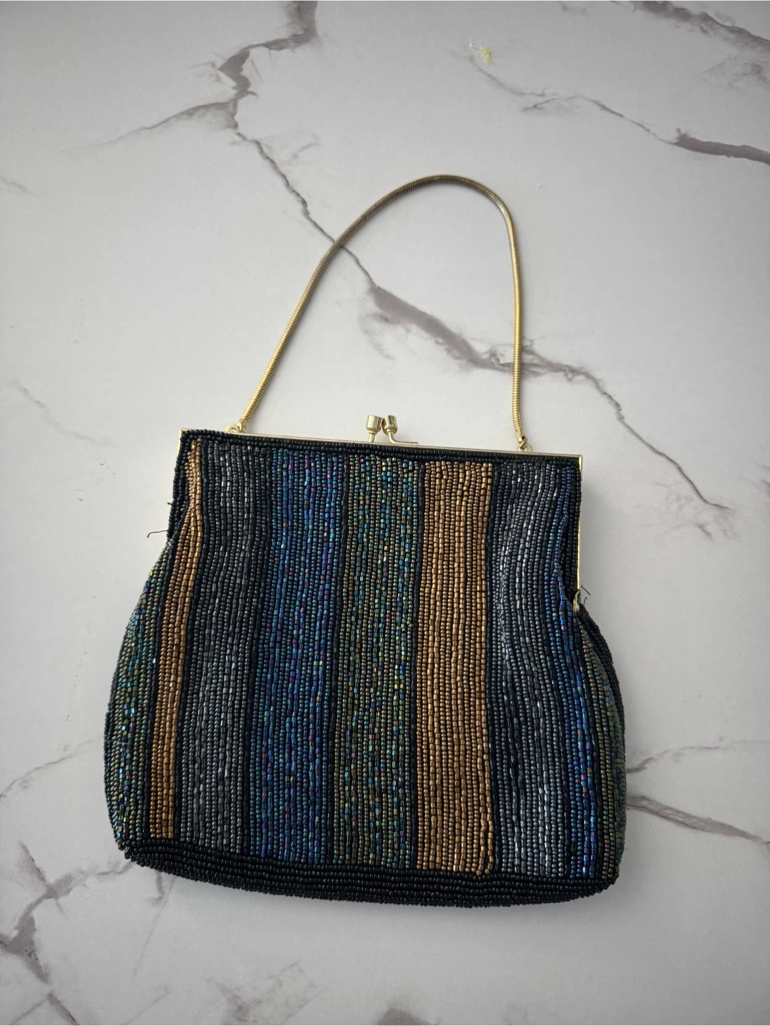 Vintage Beaded Clutch Purse - photo 2