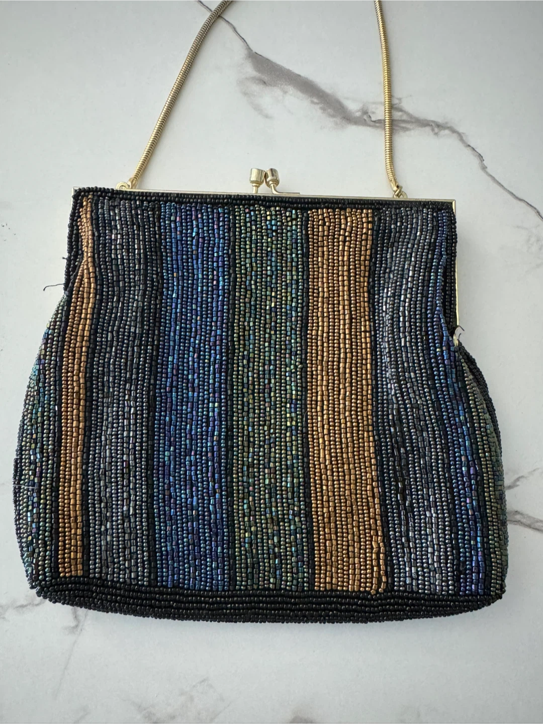 Vintage Beaded Clutch Purse