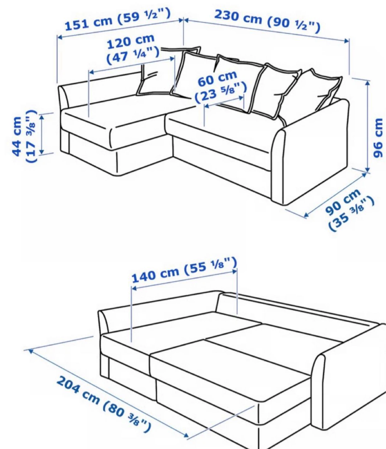 Sleeper Sectional Sofa - photo 4