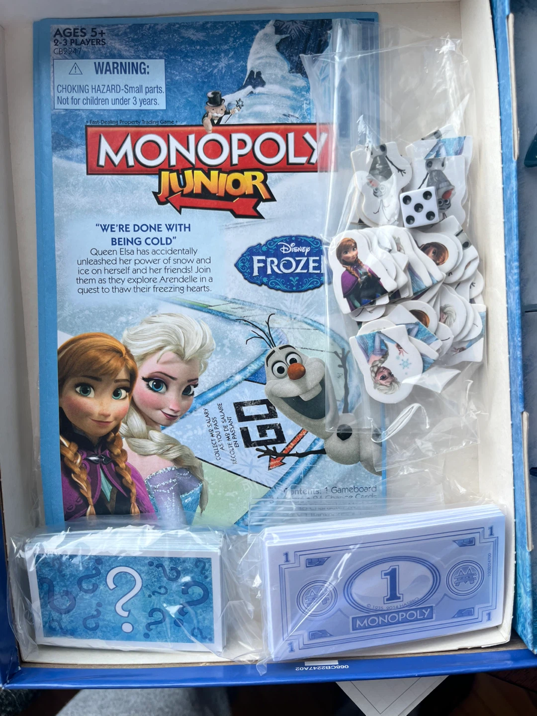 New Monopoly Junior Disney Frozen Edition Board Game - photo 3