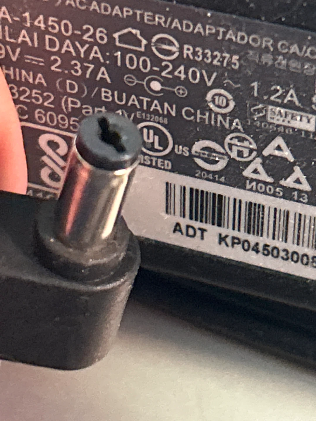Acer laptop charger 45 watt - photo 2
