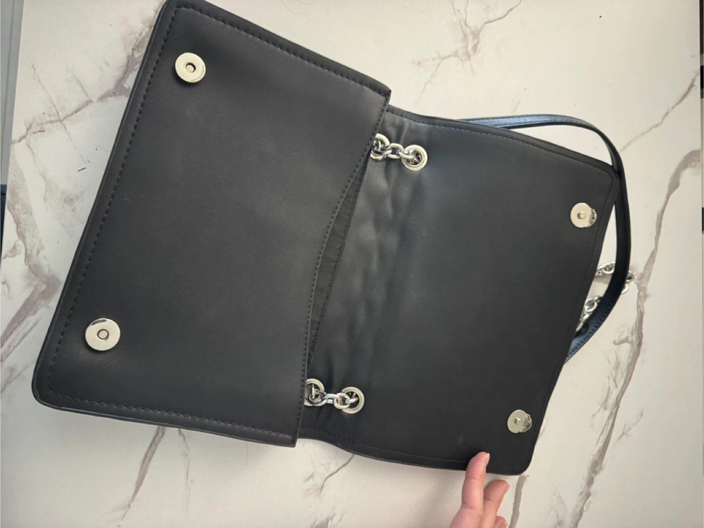 Quilted Studded Crossbody Bag - photo 3