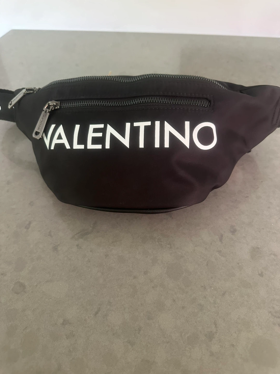 Valentino Black Fanny Pack/Crossbody Bag