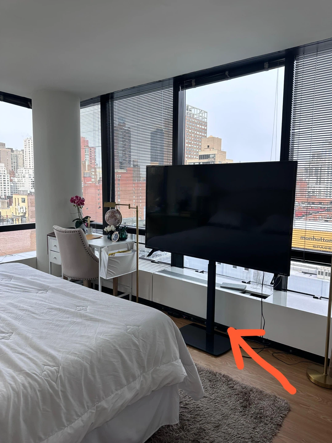 Black TV Stand