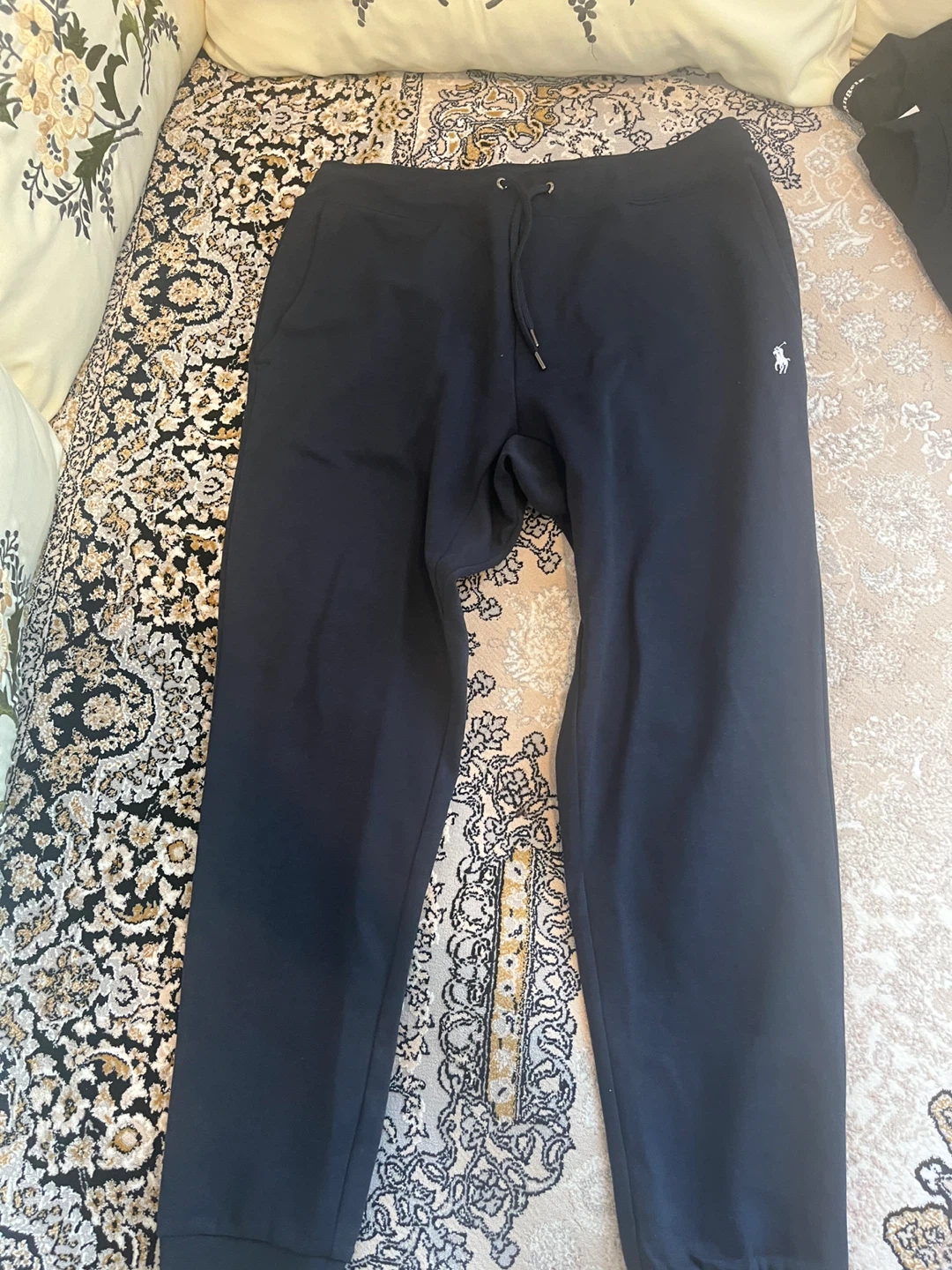 Polo Ralph Lauren Black Sweatpants - Size Medium