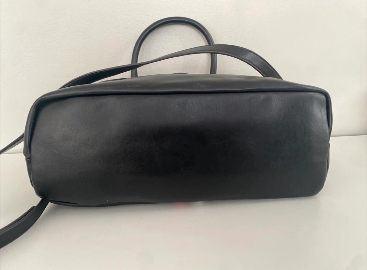 Tommy Hilfiger Black Satchel Handbag with Stripe Detail - photo 3