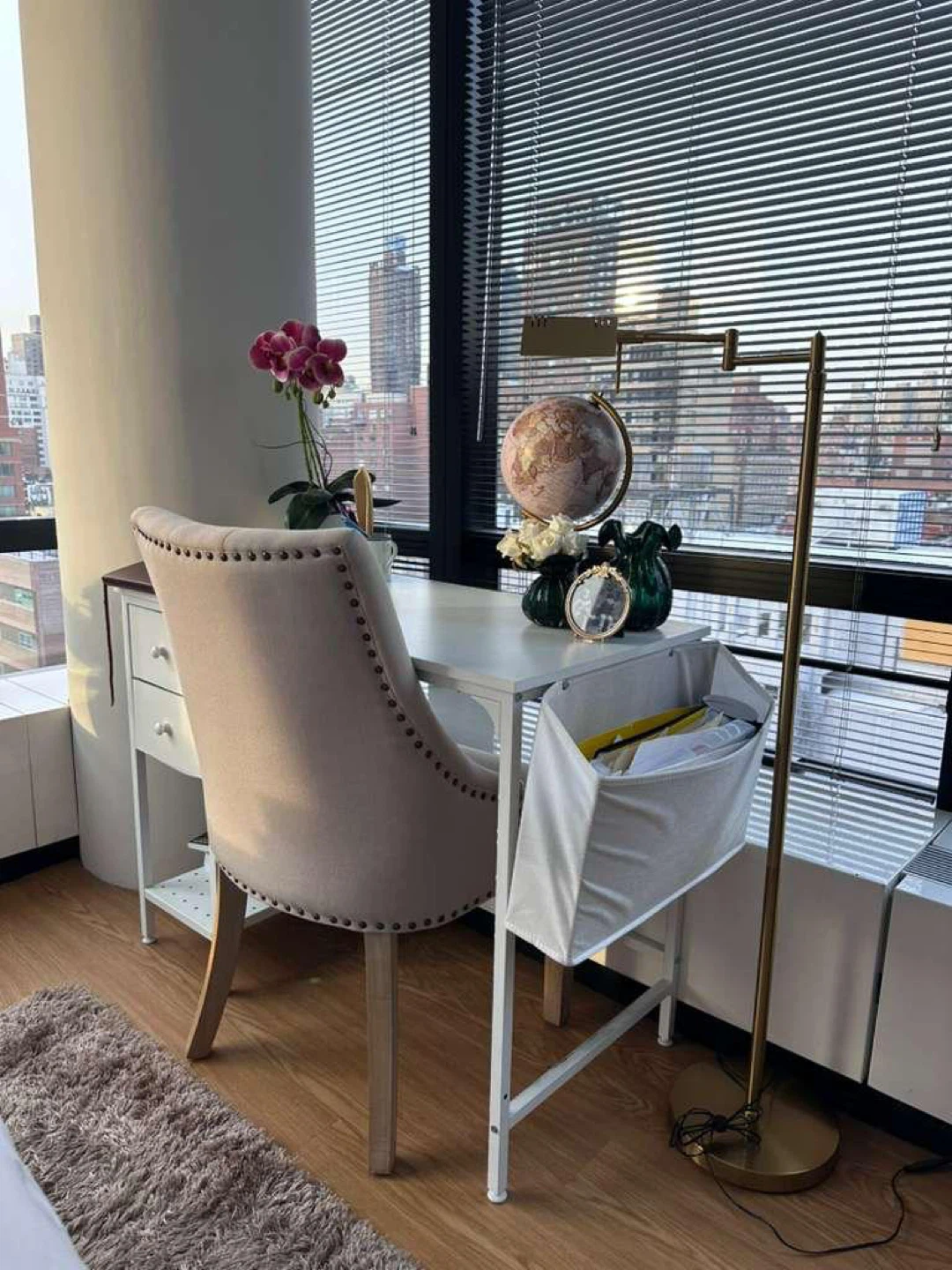 Desk and chair set