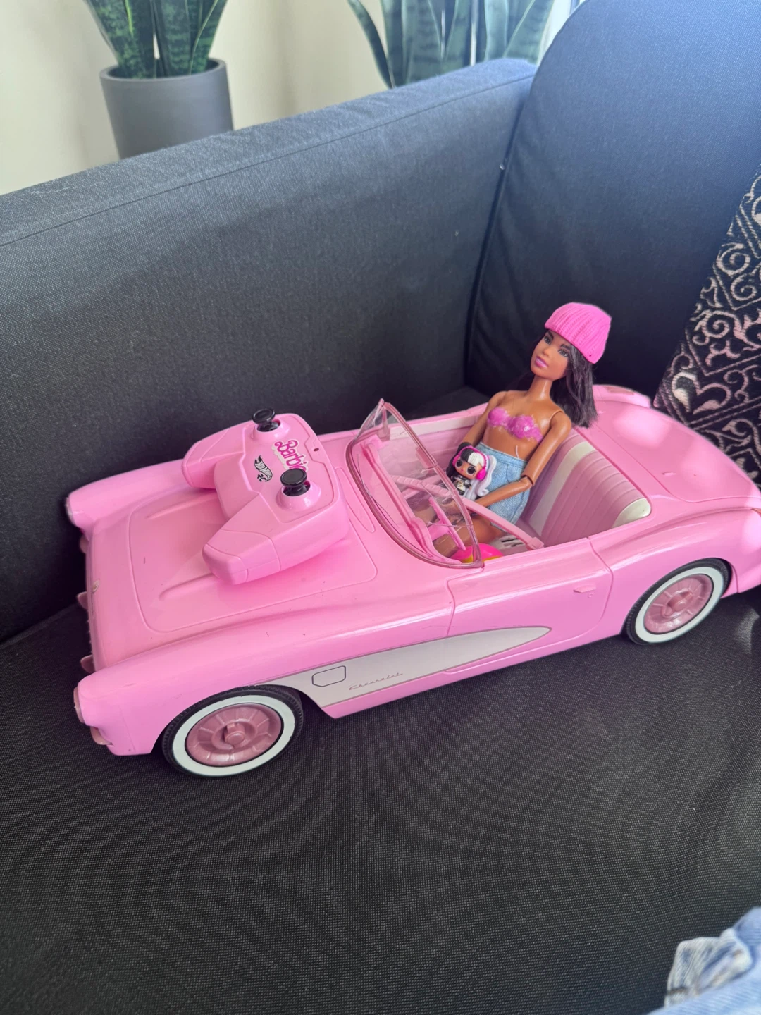 Barbie Hot Wheels RC Corvette Convertible Car