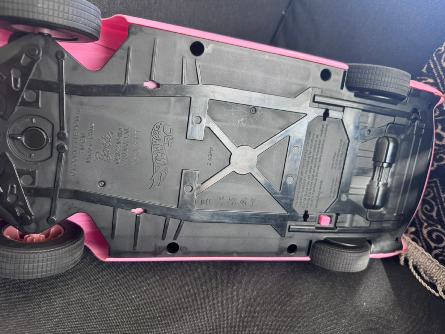 Barbie Hot Wheels RC Corvette Convertible Car - photo 4