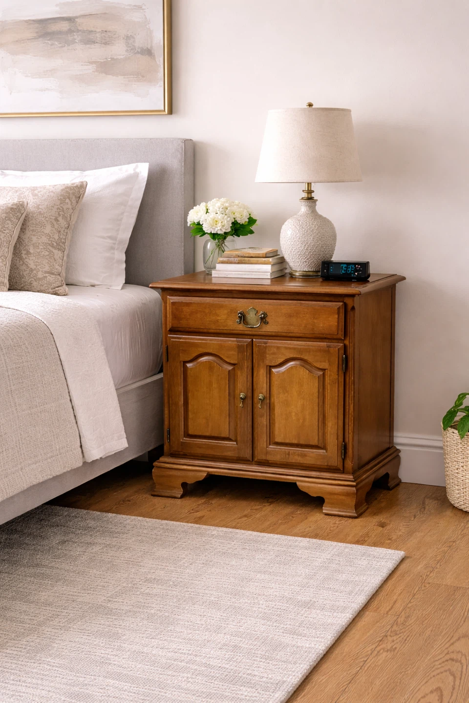Vintage ETHAN ALLEN  Colonial Early American 24" Nightstand