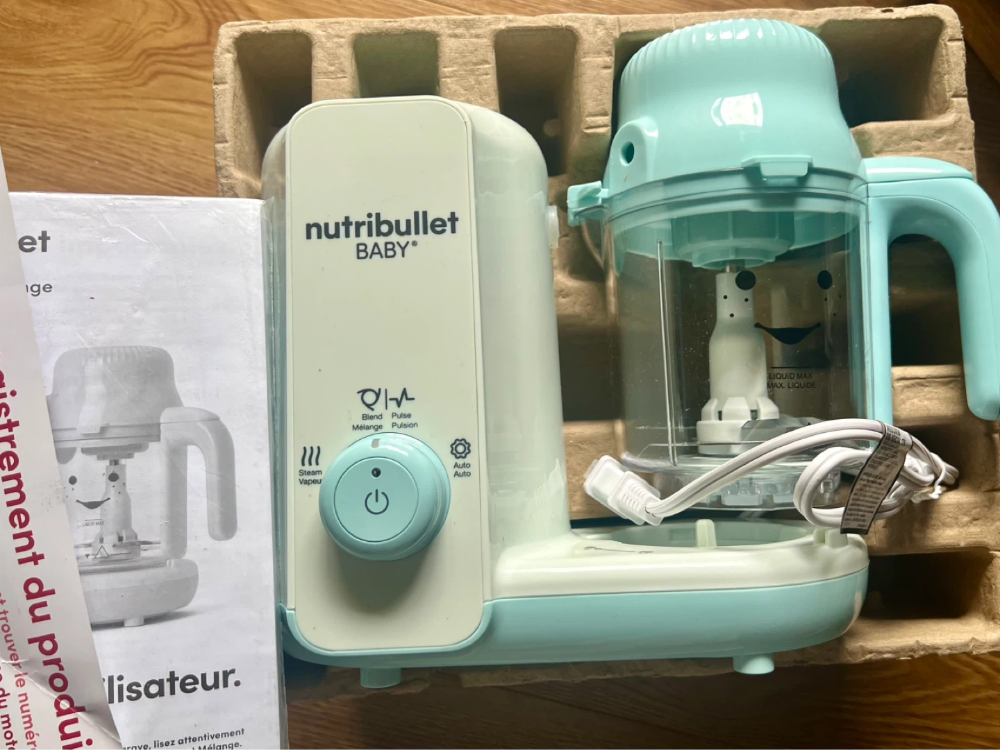 NutriBullet Baby Food Maker Steamer Blender