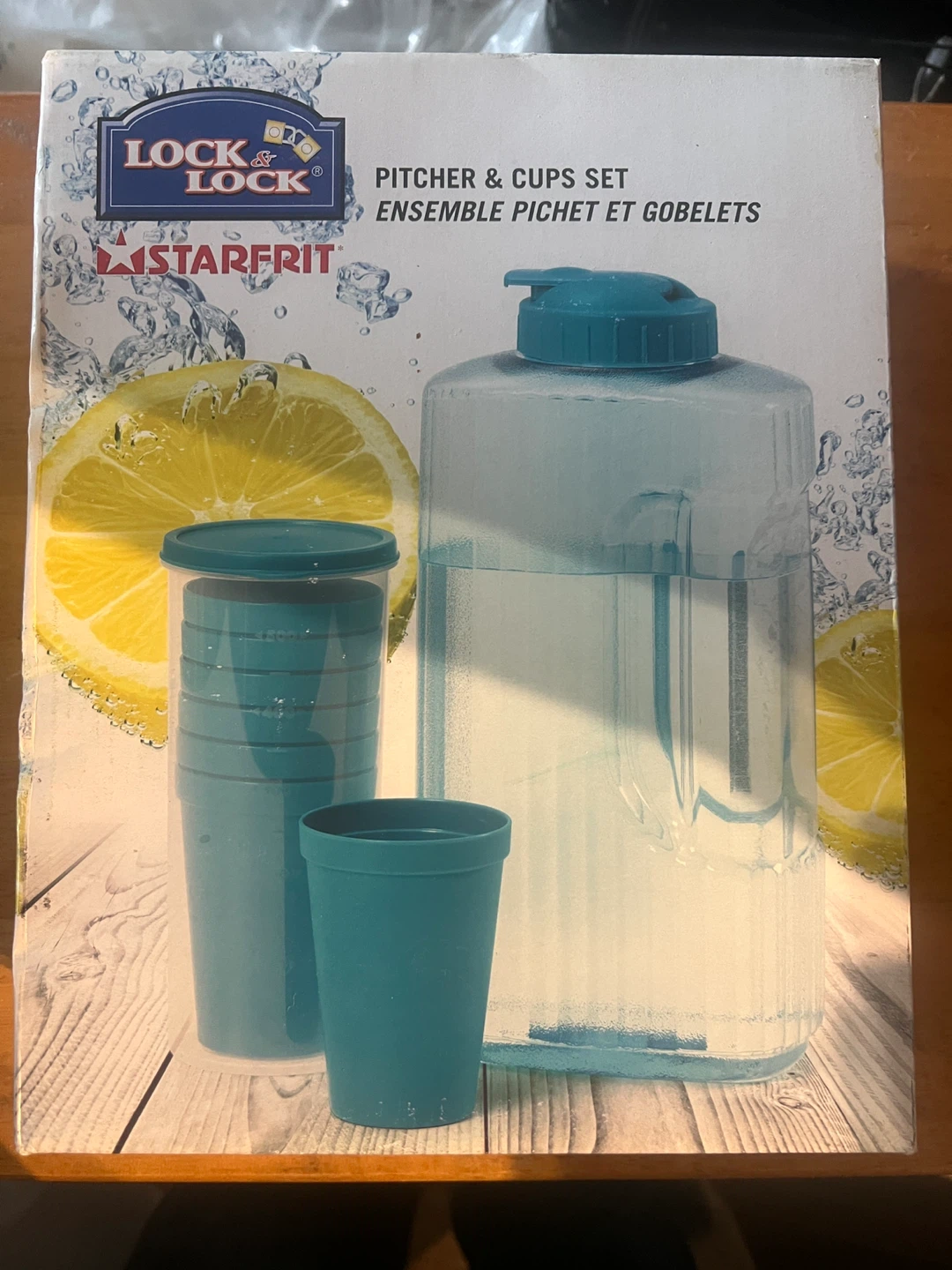 Lock & Lock Pitcher & Cups Set