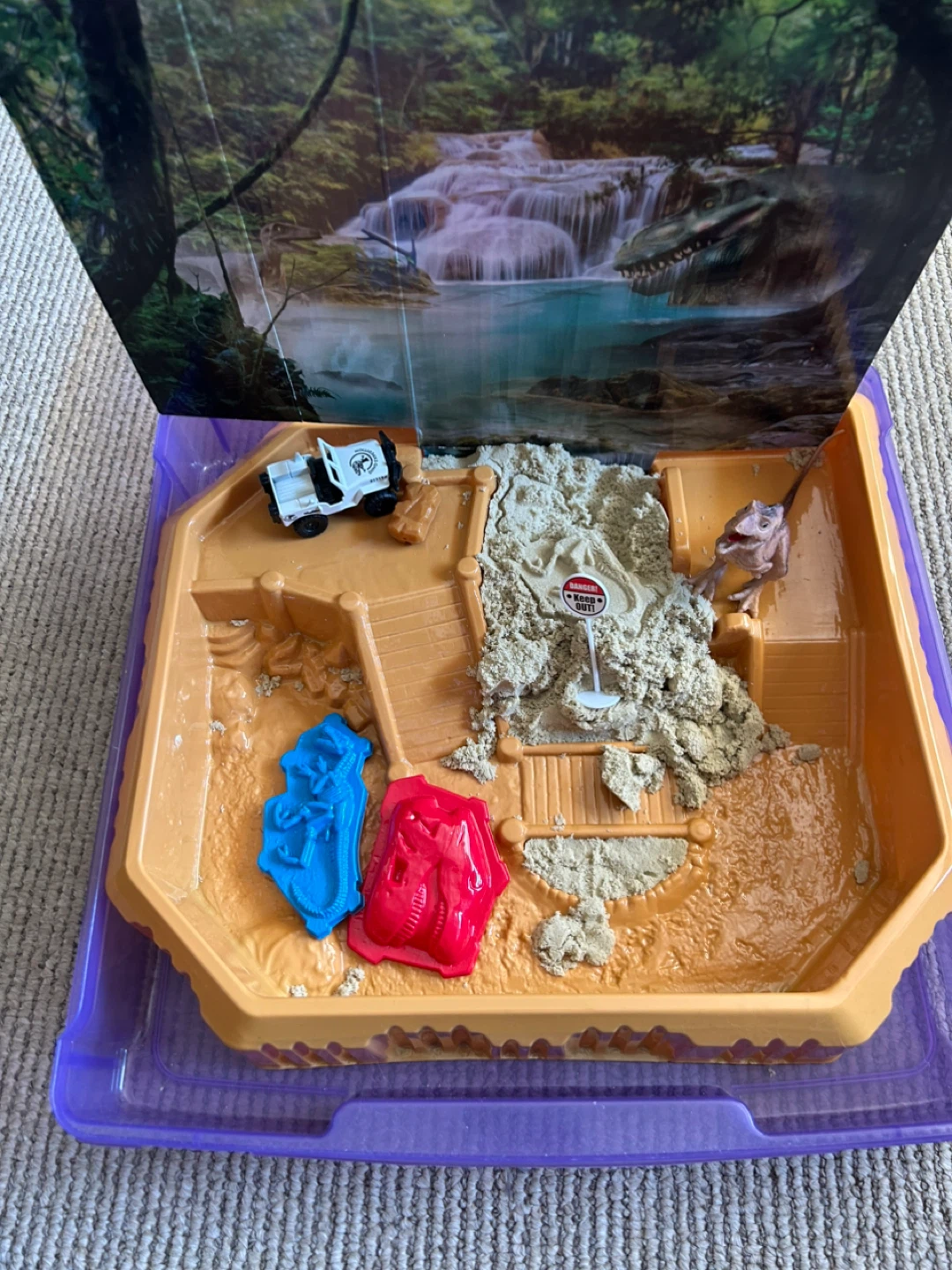 Adventure Force Dinosaur Dig Kinetic Sand Playset