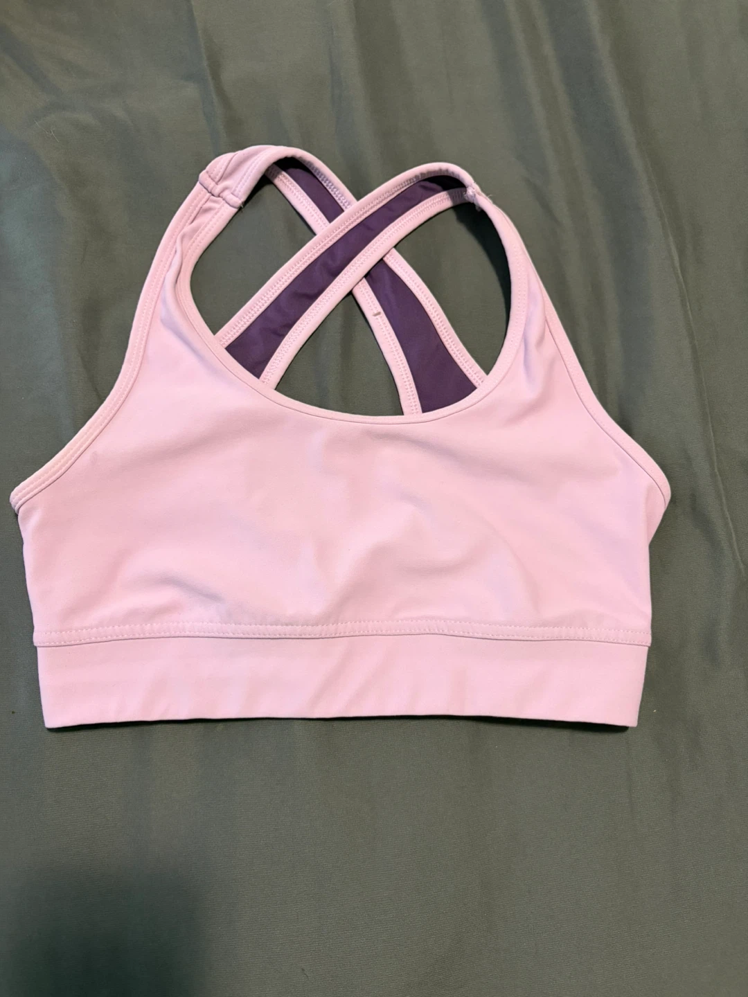 Small Purple Athletic Works Sports Bra