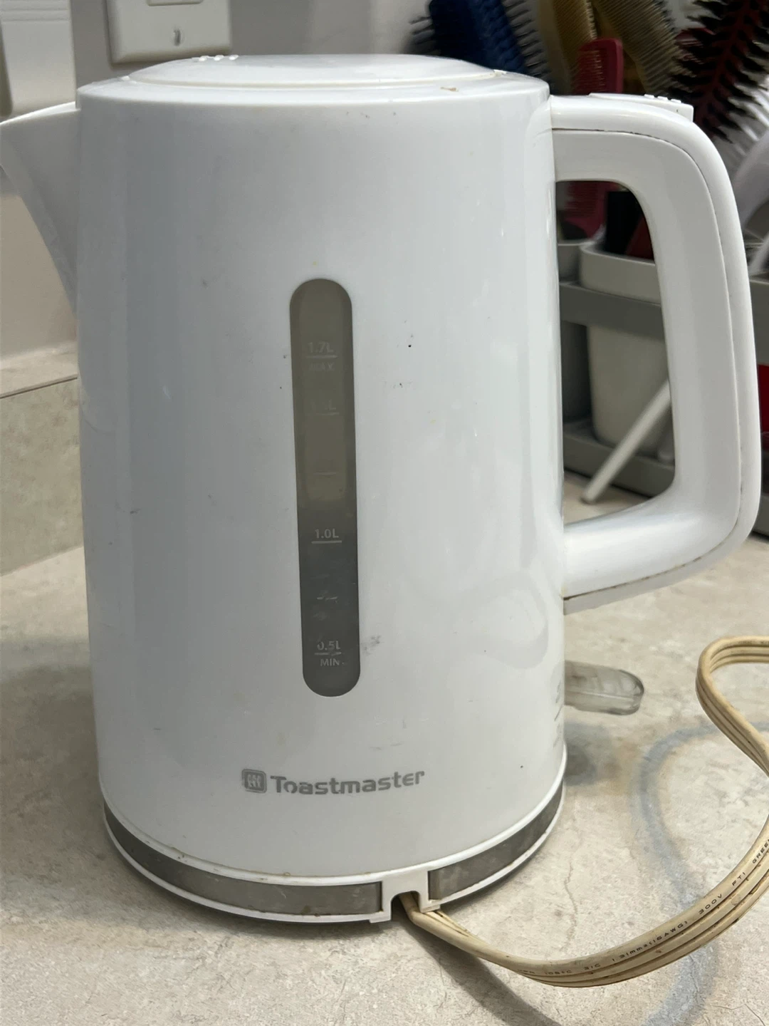 Toastmaster White Electric Kettle 1.7L