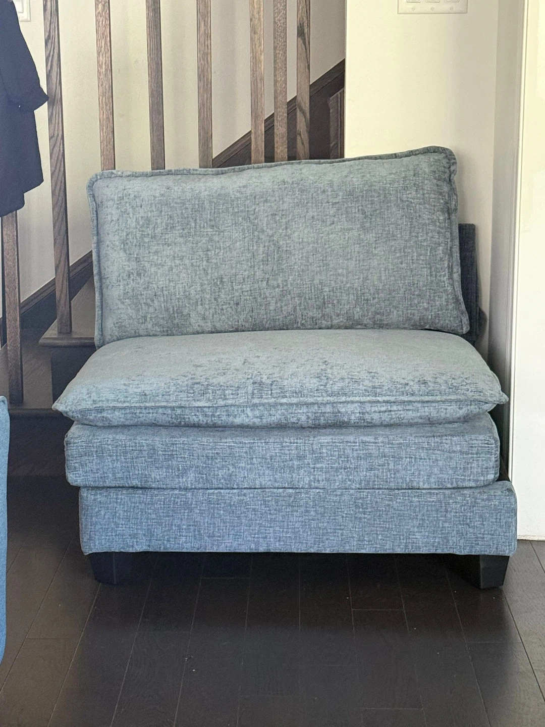Blue accent chair - photo 2
