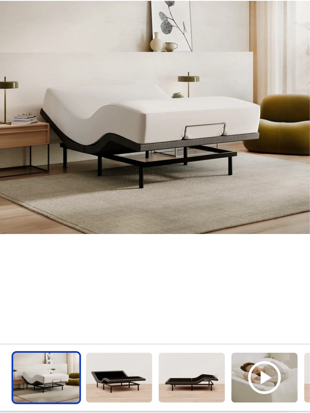 FlexFit EZZ Adjustable Bed Base Frame with Remote - photo 5