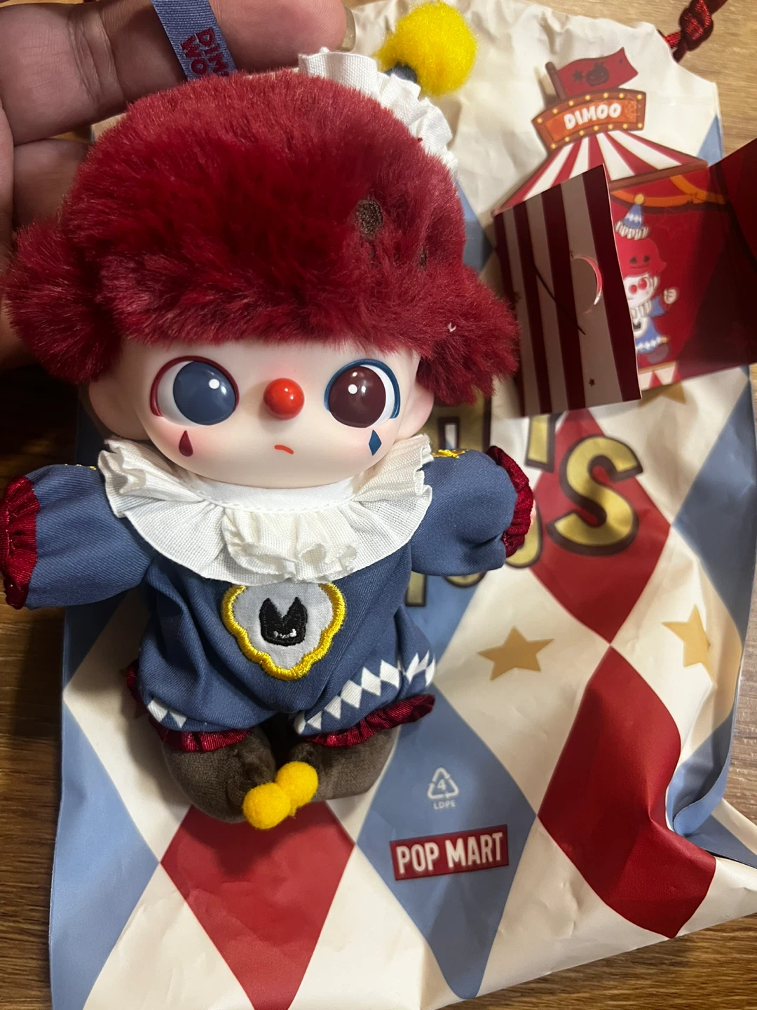 Pop Mart DIMOO "Why So Serious" Flame Clown Blind Box Plush Toy