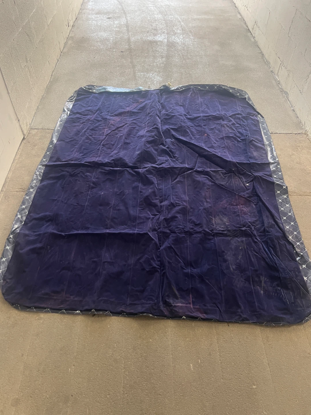 Purple Velvet Inflatable Mattress
