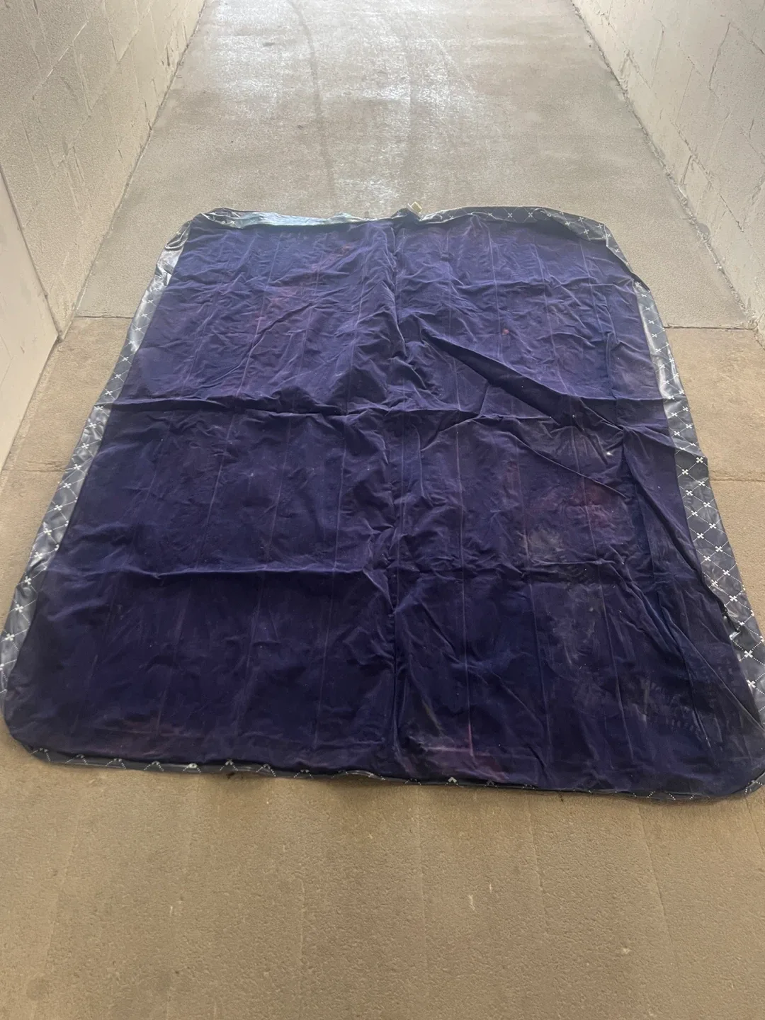 Purple Velvet Inflatable Mattress
