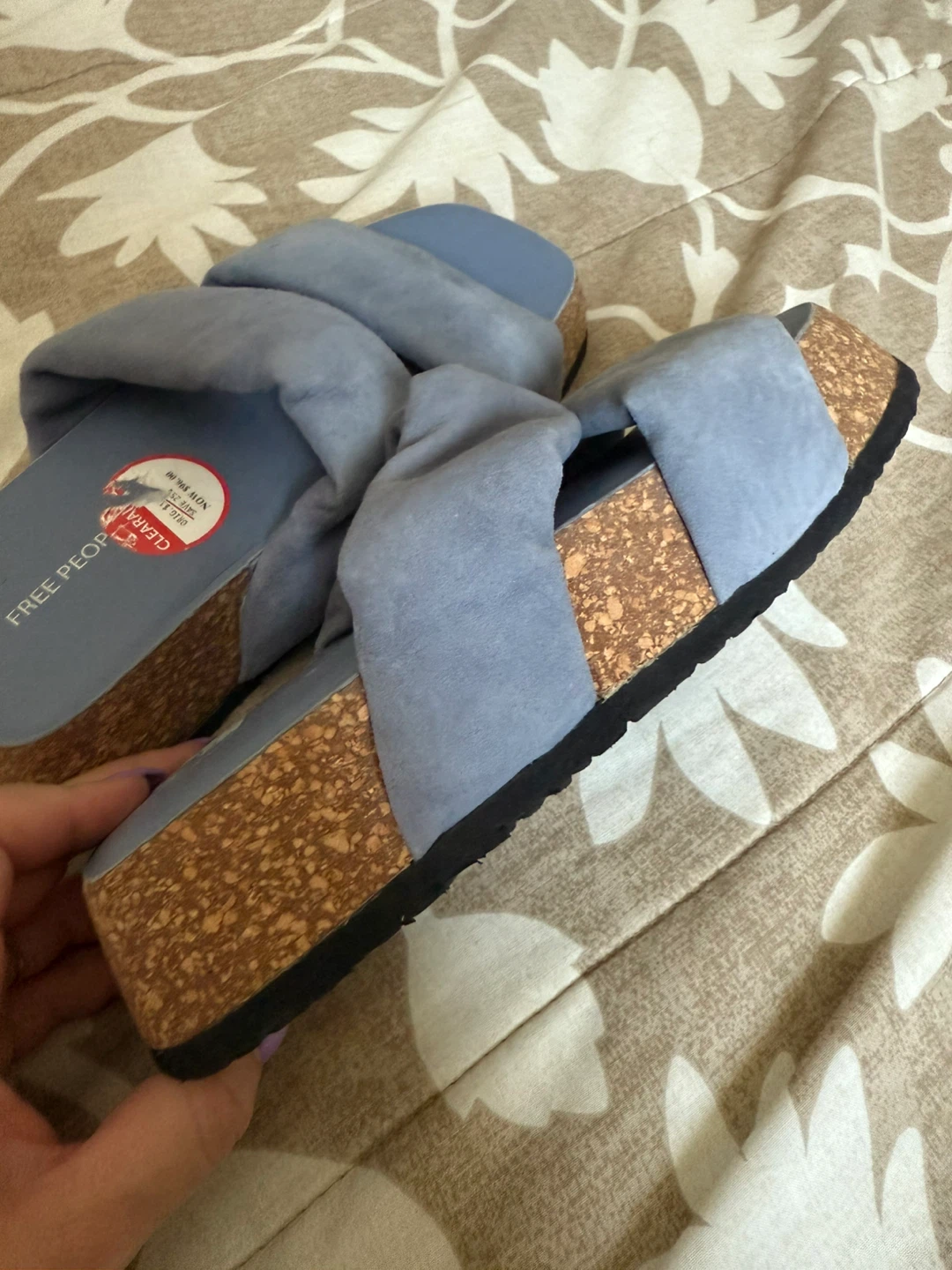 Free People Suede Slide Sandals - photo 2